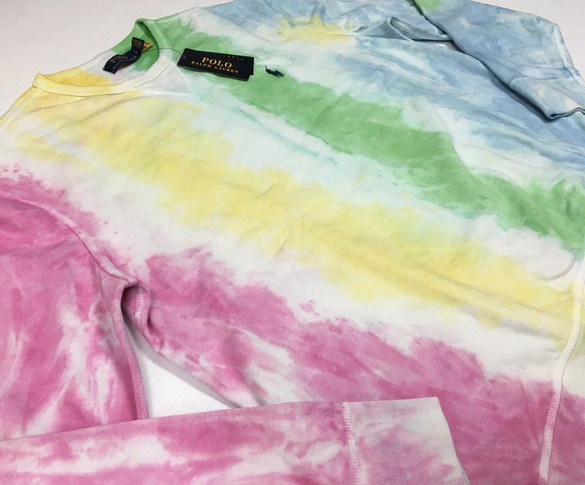 Polo ralph lauren tie dye sweater discount