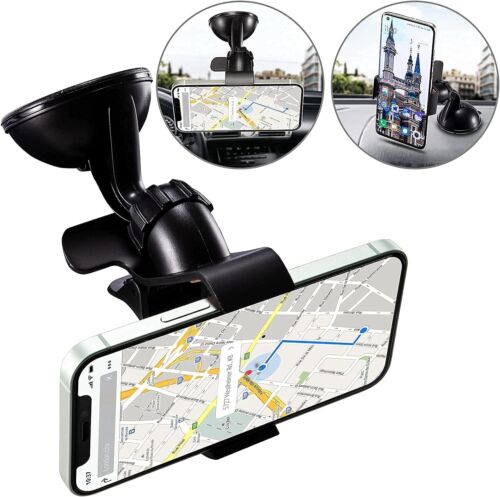 Car Windshield Mount Cradle Holder Stand GPS for Cell Phone Universal - Picture 11 of 13