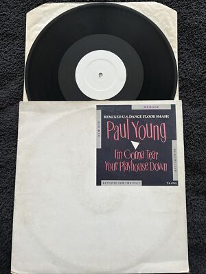 Paul Young   I'm Gonna Tear Your Playhouse Down (US Remix 6:15) 12'' 1985 PROMO