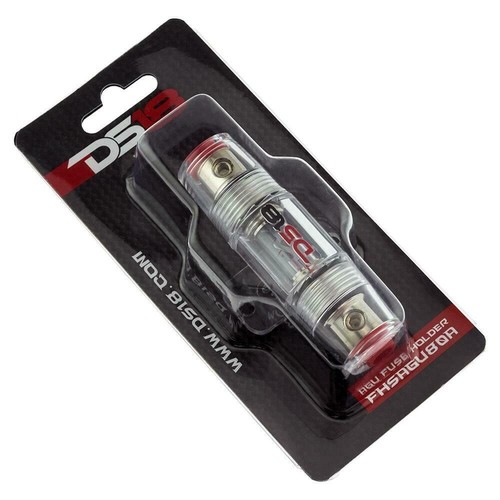 DS18 FHSAGU80A AGU Glass Inline 80A Fuse Holder Car Stereo Install 4 8 Ga Gauge - Picture 4 of 4