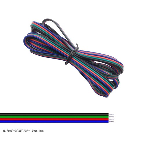 Extension Wire Cable Cord for 2/4/5/6 Pin LED Strip Light 3528 5050 RGBW RGB CCT - Picture 8 of 10