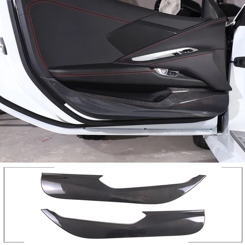 Real Dry Carbon Fiber Full Interior Dash Trim Cover Set Fits Corvette C8 2020-25 - Picture 48 of 113