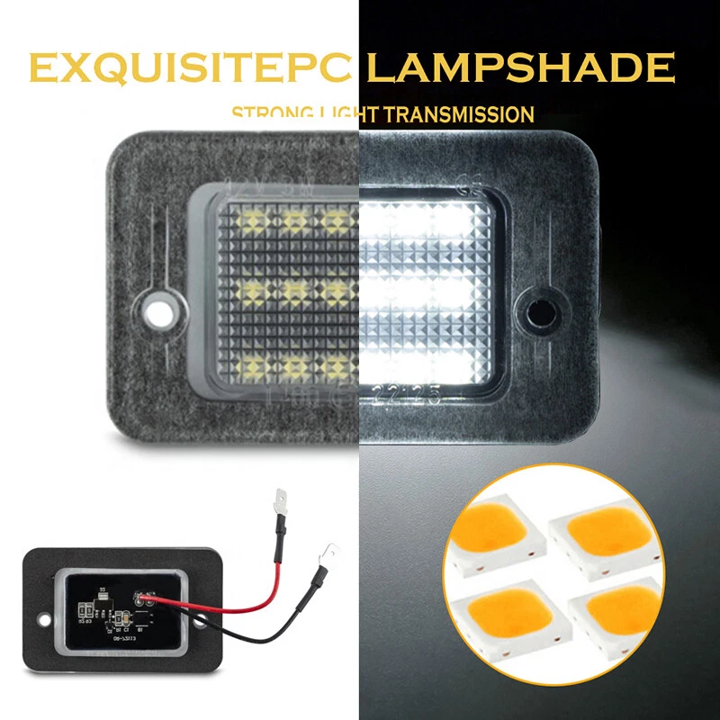 For 1994-2004 Land Rover Discovery 1 II 2 White LED License Plate Lights Lamp 2X Foto 4 de 4