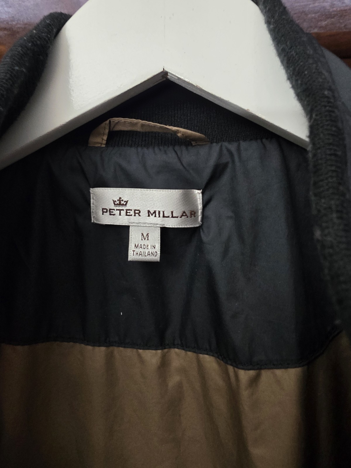Peter Millar Jacket Men Medium Black Windbreaker … - image 2