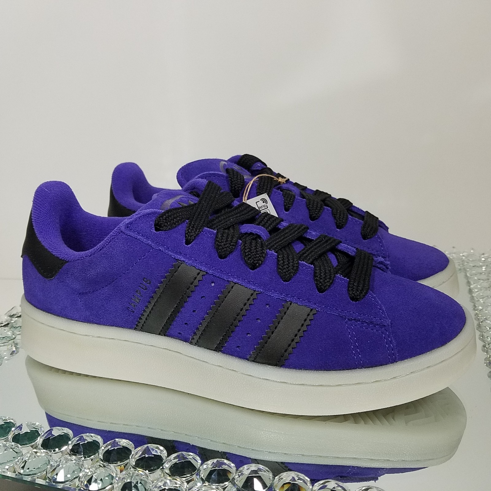 SAOLA Adidas Campus 00s "Energy Ink Black" taglia giovanile 6 donna 7 GZ2555