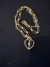 MISSOMAEngravable Heart Locket Aegis Chain Necklace£255.00