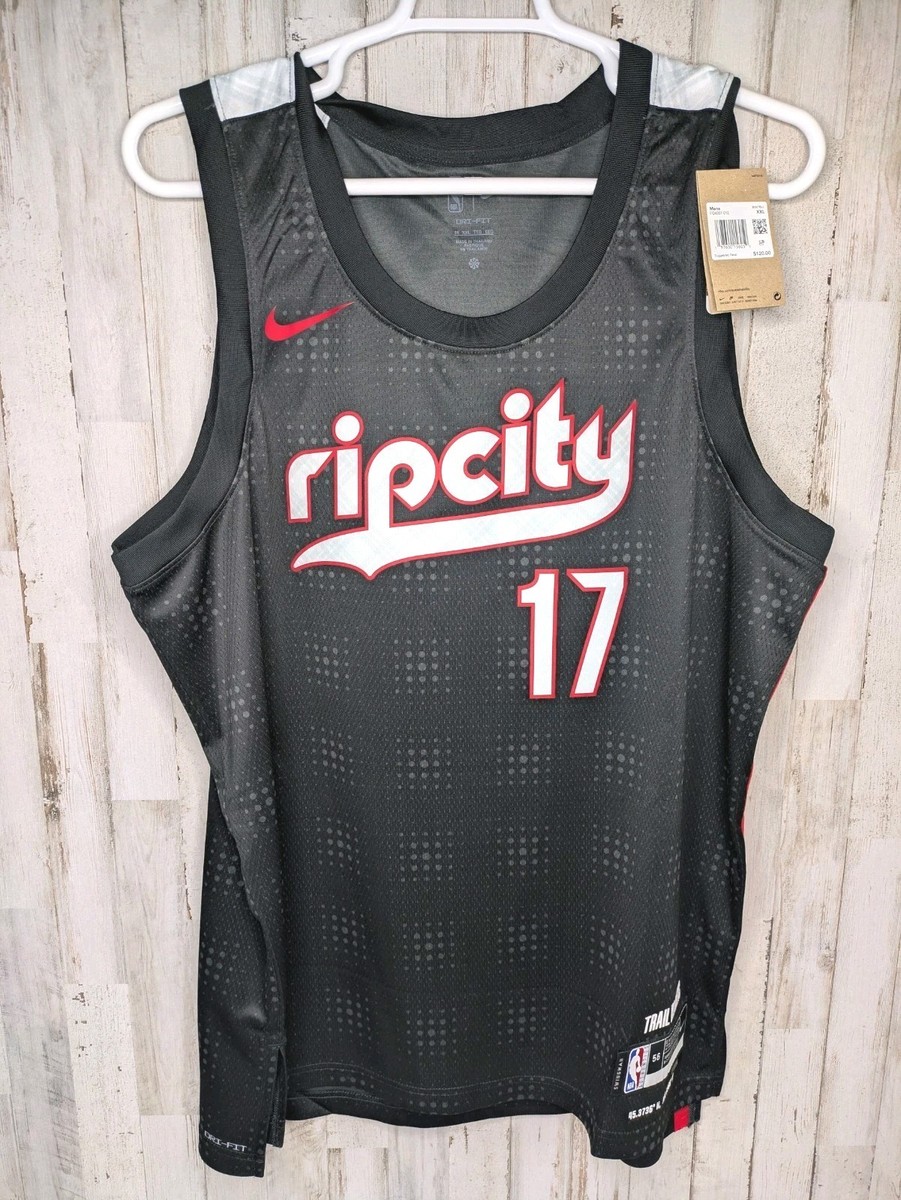NBA Portland Trail Blazers #17 Sharpe Nike Swingman City Edition