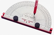 6-Inch Precision Marking Protractor for Woodworking Drafting Metalworking