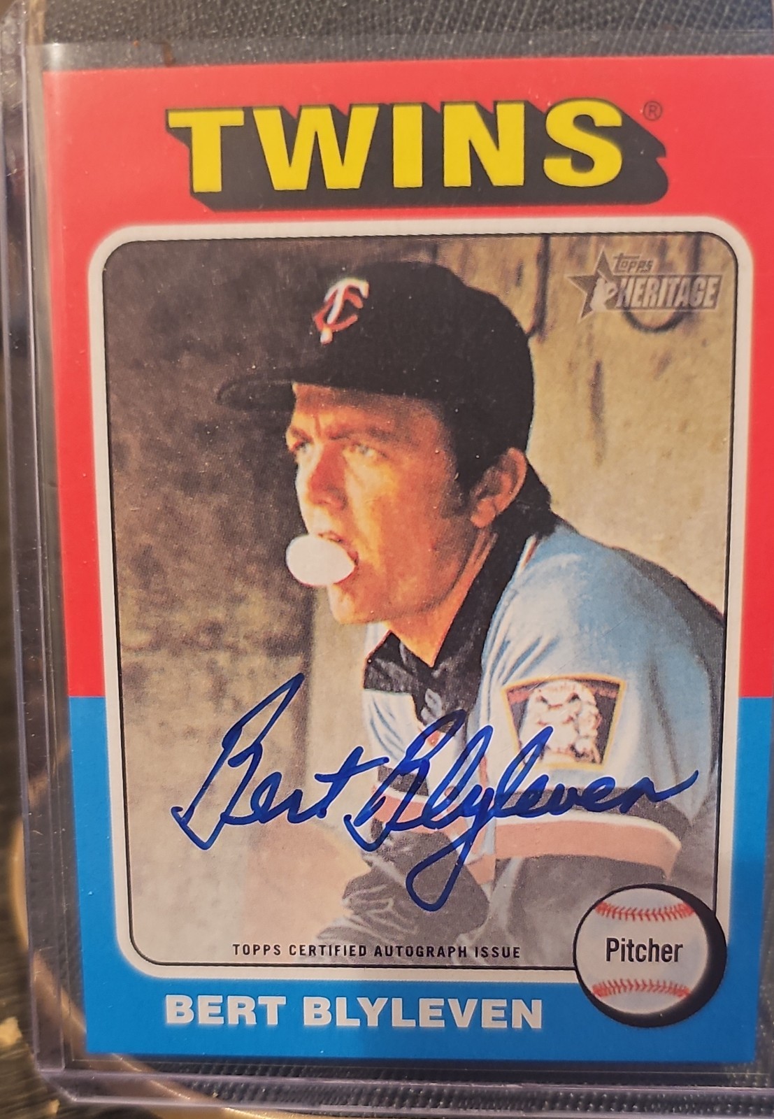2024 Topps Heritage - Real One Autographs Bert Blyleven #ROA-BBL (AU)