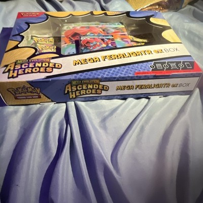 Pokemon TCG Mega Feraligatr EX Box 12 Cards - Mega Evolution Ascended Heroes