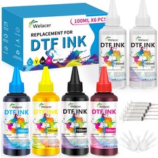 DTF Ink For ET-8550 ET-2850 L1800 R1390 I3200 XP600 Heat Transfer Refill Kit