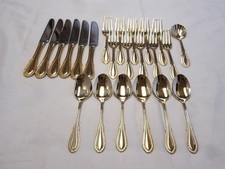 FARBERWARE GOLD BREEZE ELECTROPLATE FLATWARE ...