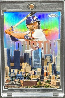 Jose Altuve RARE CITY REFRACTOR INVESTMENT CARD  TOPPS CHROME MVP MINT