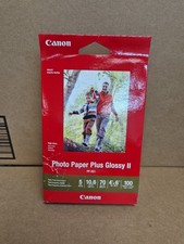 Genuine Canon Photo Paper Plus Glossy II 4x6 PP-301 Sealed 100 sheets