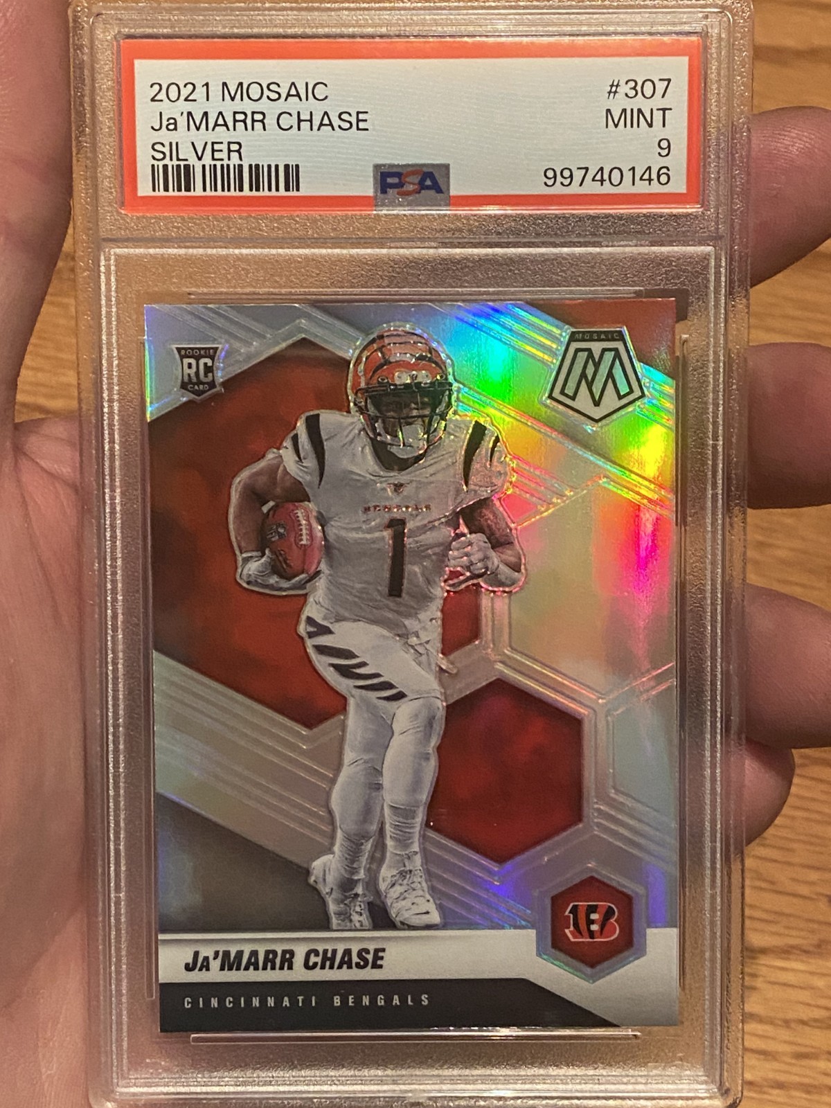 JaMarr Chase Panini Mosaic #307 Silver