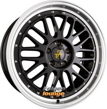 4 Alufelgen KESKIN KT22 RETRO Black Lip Polished (BLP) 8,5x19 ET30 5x100 19 Zoll