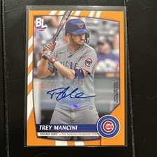 2023 Topps Big League - Trey Mancini #156 Electric Orange Autographs (AU)