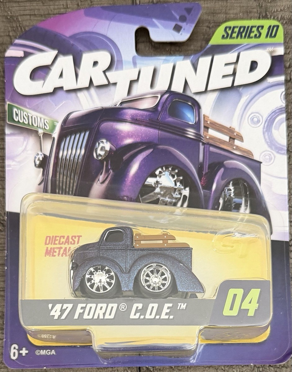 Car Tuned Series 10 Customs Street '47 Ford C.O.E. #04 Purple 2026