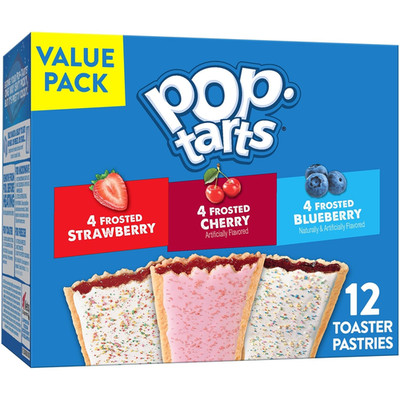 Pop-Tarts Toaster Pastries, Breakfast Foods, Kids Snacks, Variety Pack (12 Pop-T