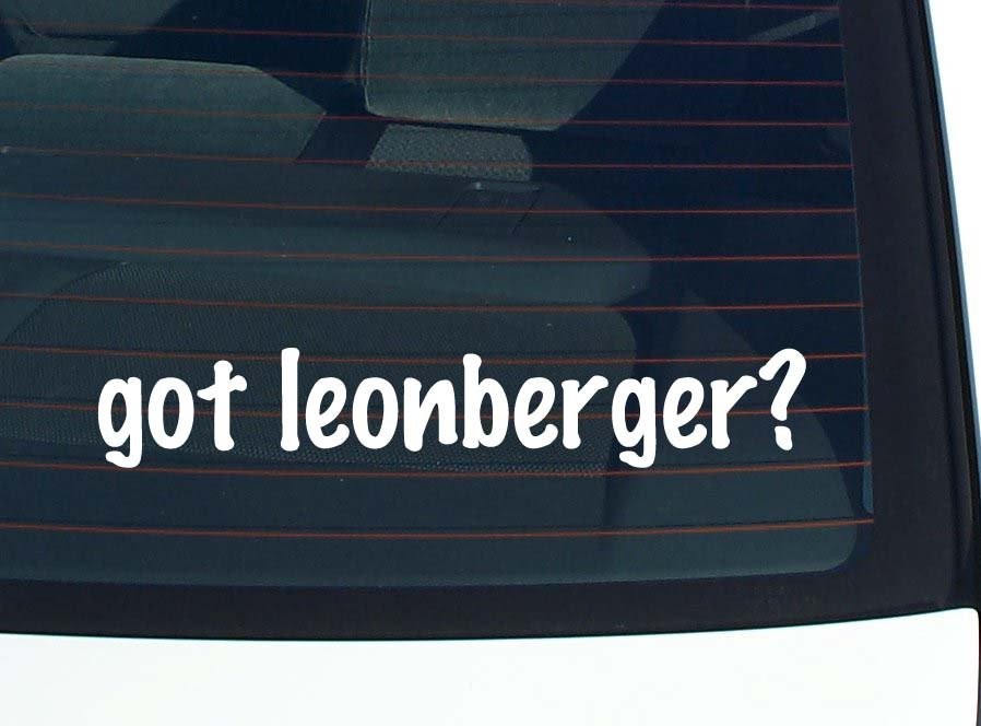 Got Leonberger Dog Lover Car Decal Bumper Sticker Vinyl Window