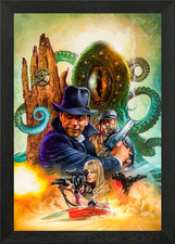 Basil und Moebius Gerahmtes Wandbild Poster Leinwanddruck Bild