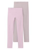 Leggings MäDchen Name It Nkfvivian 2P, Cradle Pink, 134-140 Eu, Kinderbekleidung
