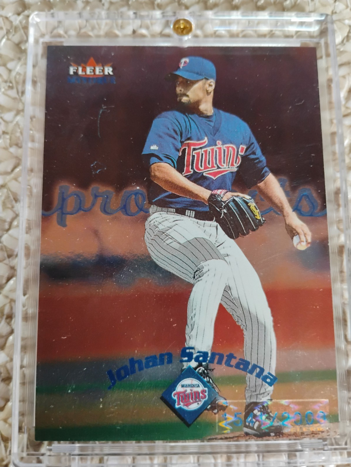 2000 Fleer Mystique #173 Johan Santana PROS RC 1541/2000