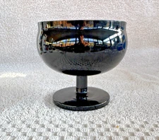 BLOCK Crystal CAPERS BLACK Champagne Glass/Tall Sherbet MCM Cocktail Portugal