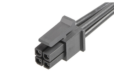 Molex 2147552042 Micro-Fit 3.0 Gold Cable Female-Female 4-Ckt 300mm Dual Row