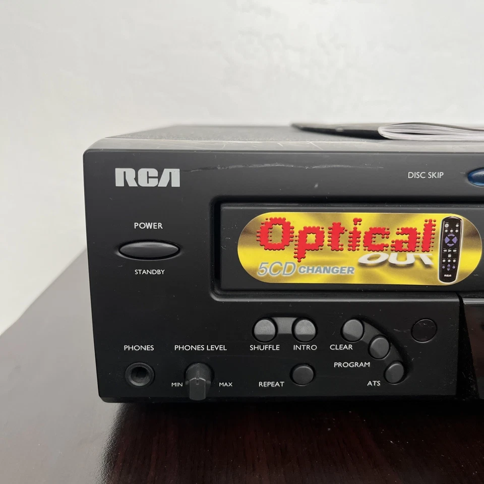 RCA Model RP-8070D Five Disc Carousel CD Changer Working w/remote & manual - Image 3 of 4