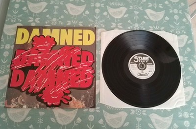 RARE The Damned 2007 Reissue of Debut LP With 'Splat' Sticker and Hot Rods Pic