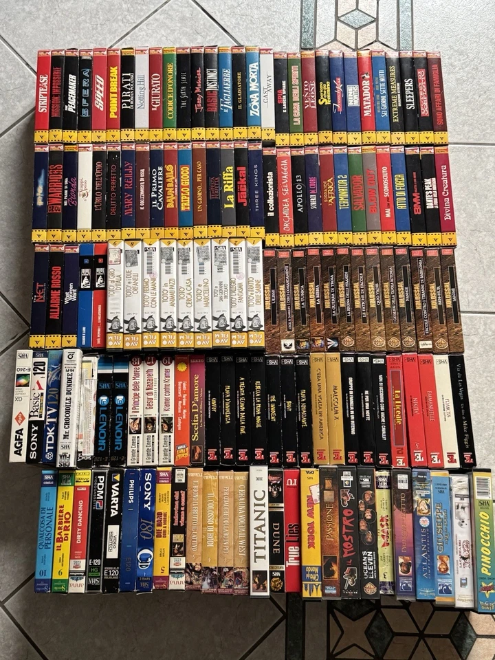 collezione completa di 139 videocassette VHS originali - Immagine 4 di 4