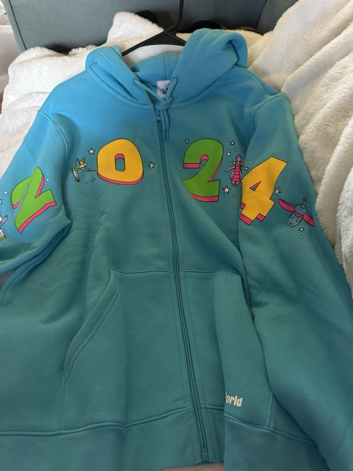 ¡¡NUEVO CON ETIQUETAS!! Sudadera con Capucha Cremallera Completa Disney Parks 2024 Walt Disney World | Damas Foto 2 de 3
