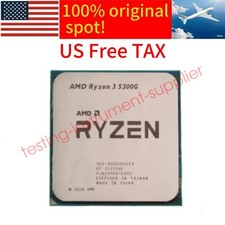 AMD Ryzen 3 5300G R3-5300G 4.0-4.2GHz 4Core 8Thr Socket AM4 65W CPU Processor
