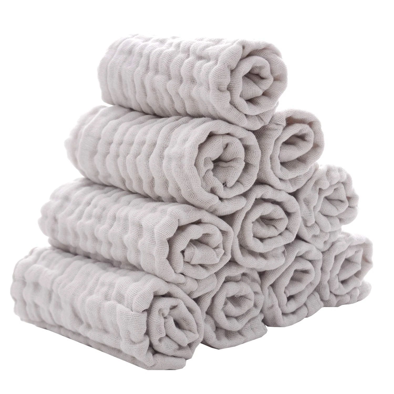 Baby Washcloths 10 Pack Soft Natural Cotton Towels for Newborn Sensitive Skin
Opens in a new window