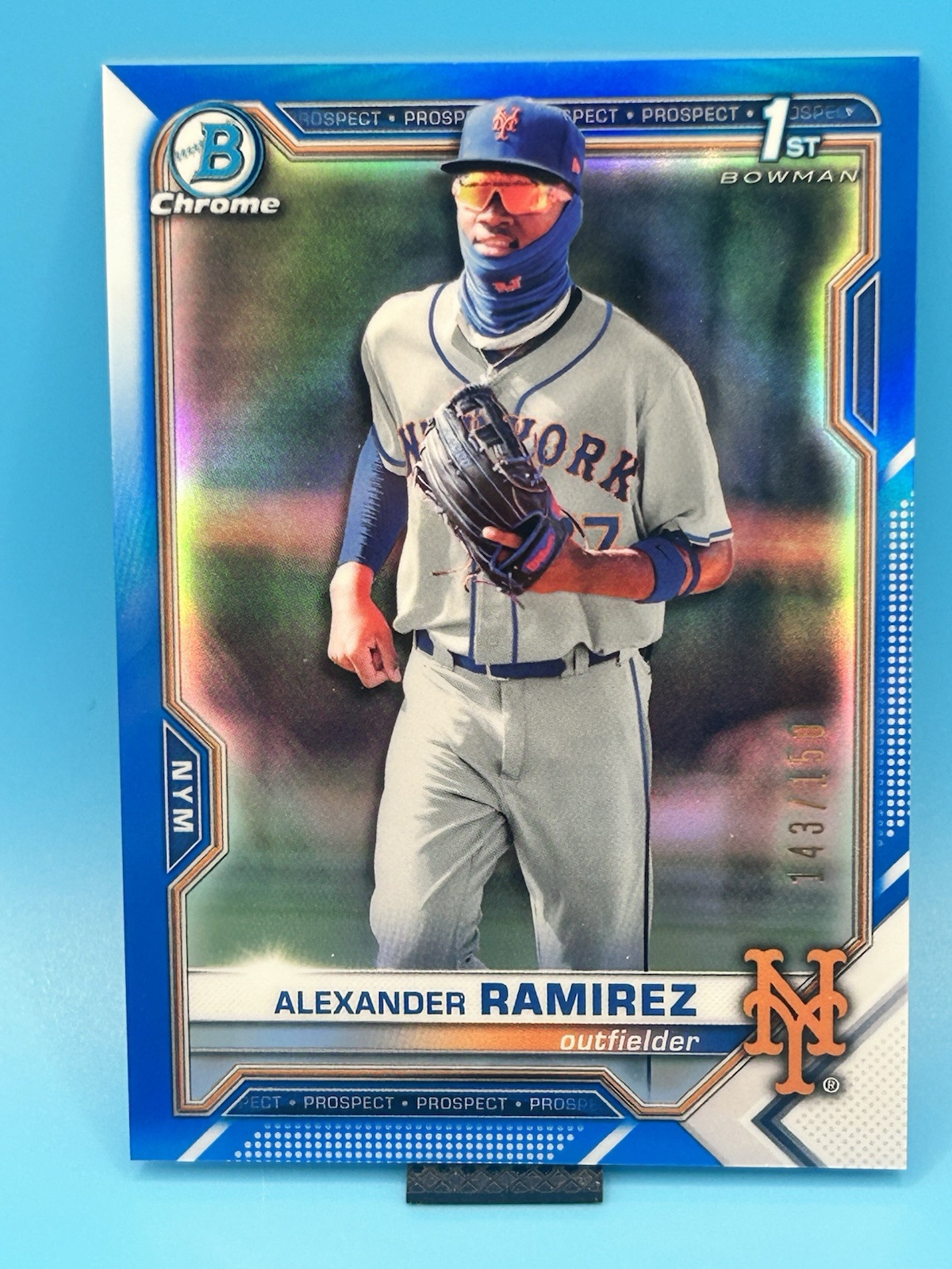 2021 Bowman Chrome Prospects BCP-208 Alexander Ramirez Blue Refractor /150
