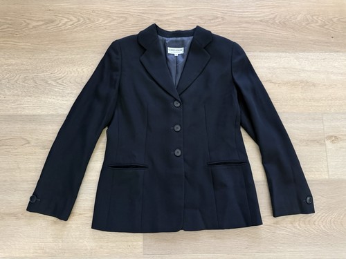 Armani Collezioni, Vintage Giorgio Armani Le Collezioni Wool Blazer Womens 10 Made Italy Black