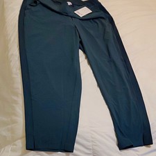 Athleta Brooklyn Ankle Pant Women's Plus 18 Blue Pull On Stretch Pockets 1034