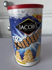 2014 Jacob?s Christmas Cheeselets Empty Tub, Use By Was 2015. Collector Prop.