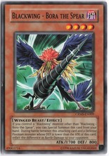 Yugioh - Blackwing - Bora the Spear CRMS-EN009 Unlimited - Crimson Crisis