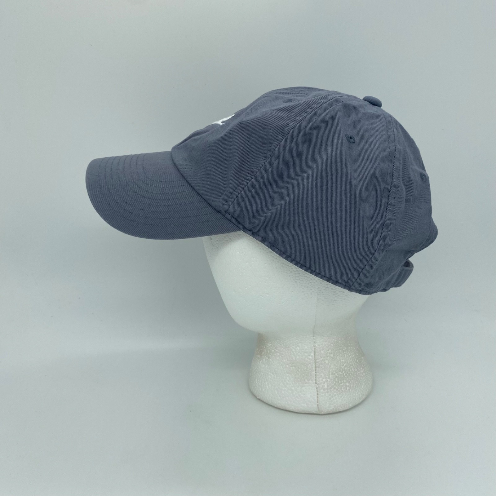 Nike Strapback Hat Cap Lightweight Solid Gray Whi… - image 2