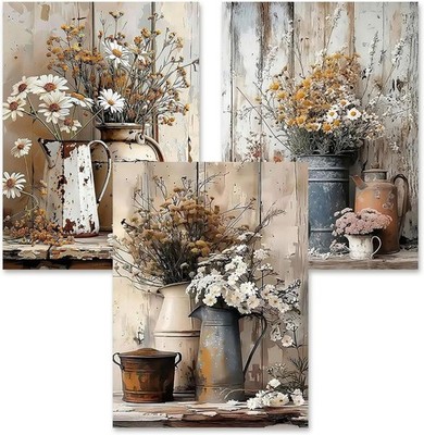 3er set Diamond Painting Erwachsene - Blume 5d Diamond Painting,Diamond
