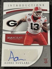 2021 Panini Immaculate Collegiate Rookie RC Auto Azeez Ojulari #/99 Giants