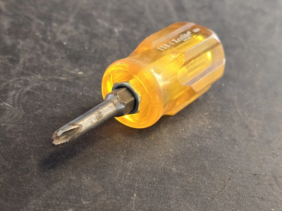 Xcelite TSD-1 Phillips Stubby Screwdriver Interchangeable USA Read! - Image 3 of 4