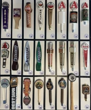 Updated 11/28/25! Pick Your Own Used Beer Tap Handles Volume Discounts $20 each
