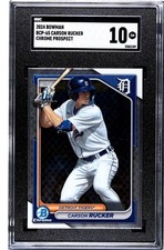 2024 Bowman BCP-65 Carson Rucker SGC 10 - Detroit Tigers