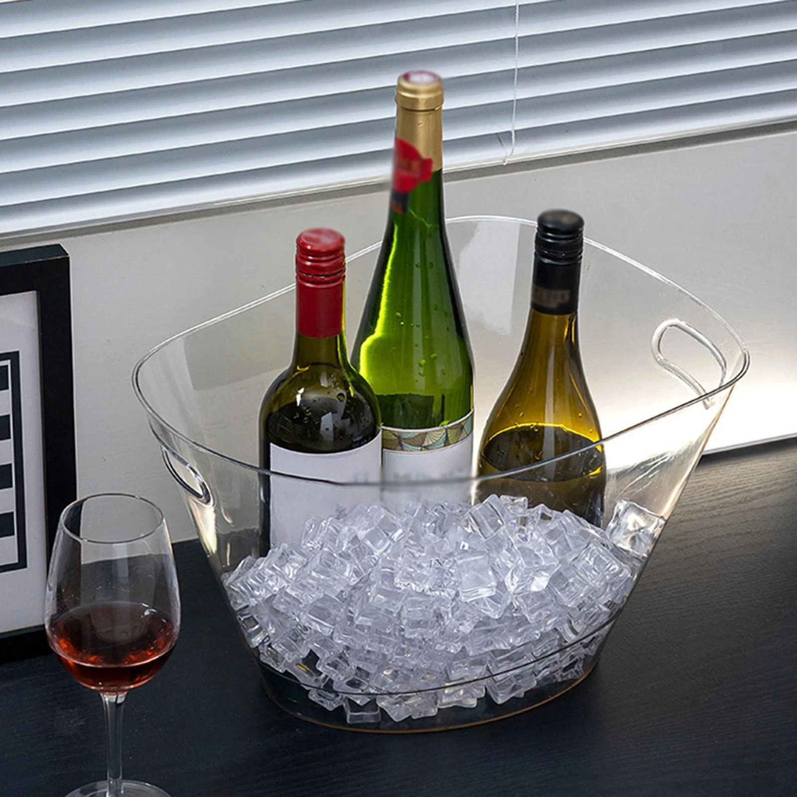 Ice Bucket Chilling Wine Storage Holder Beverage Coolers for Bar Home Parties
Opens in a new window