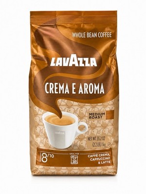 Lavazza Crema E Aroma Whole Bean Coffee - Medium Roast, 2.2 lb Bag Exp. 2027
