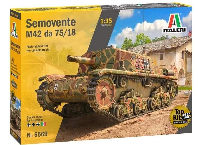 Italeri 6569 1/35 Semovente M42 da75/18