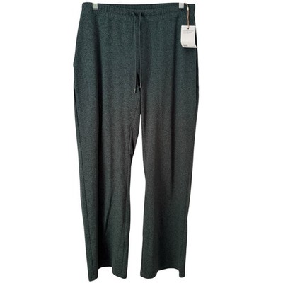 Quince Flowknit Wide Leg Pants Women s Size Medium NWT Heather Green Loungepants
